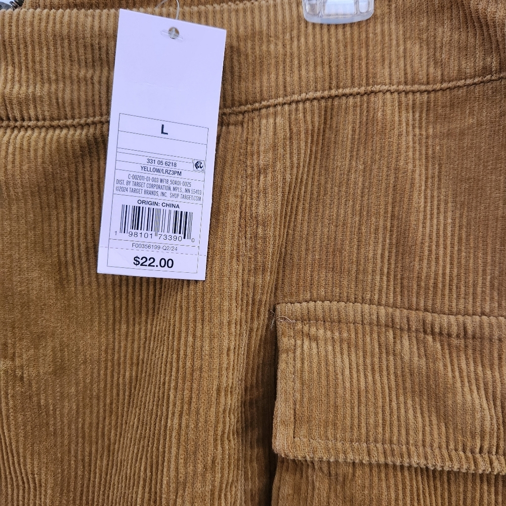 Corduroy Mini Skirt with Pockets - Picture 4 of 12